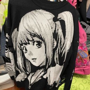 Cute anime, death note sweater